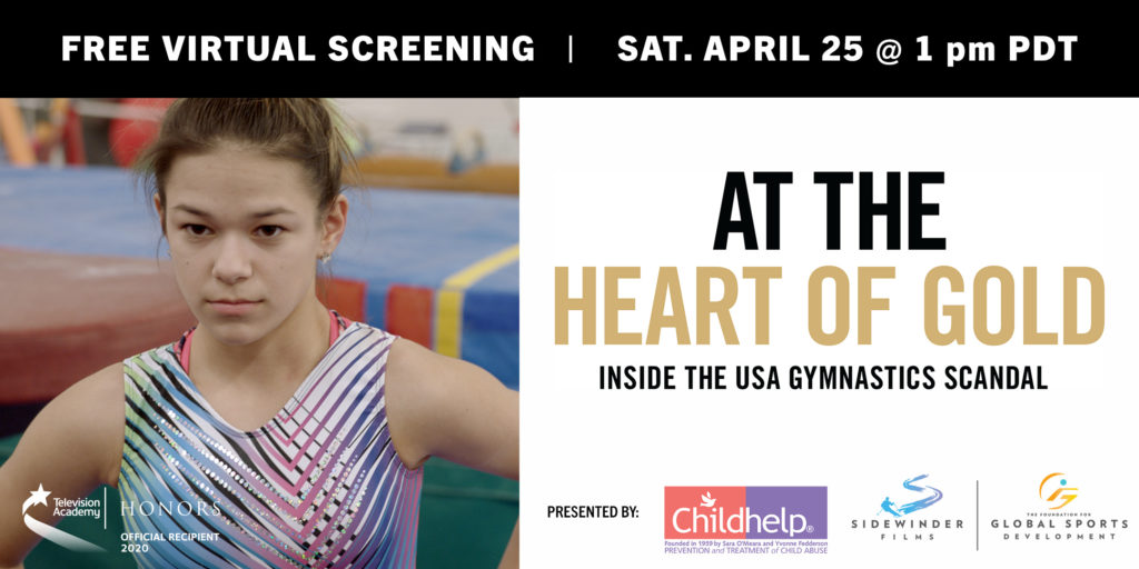 At the Heart of Gold screening banner