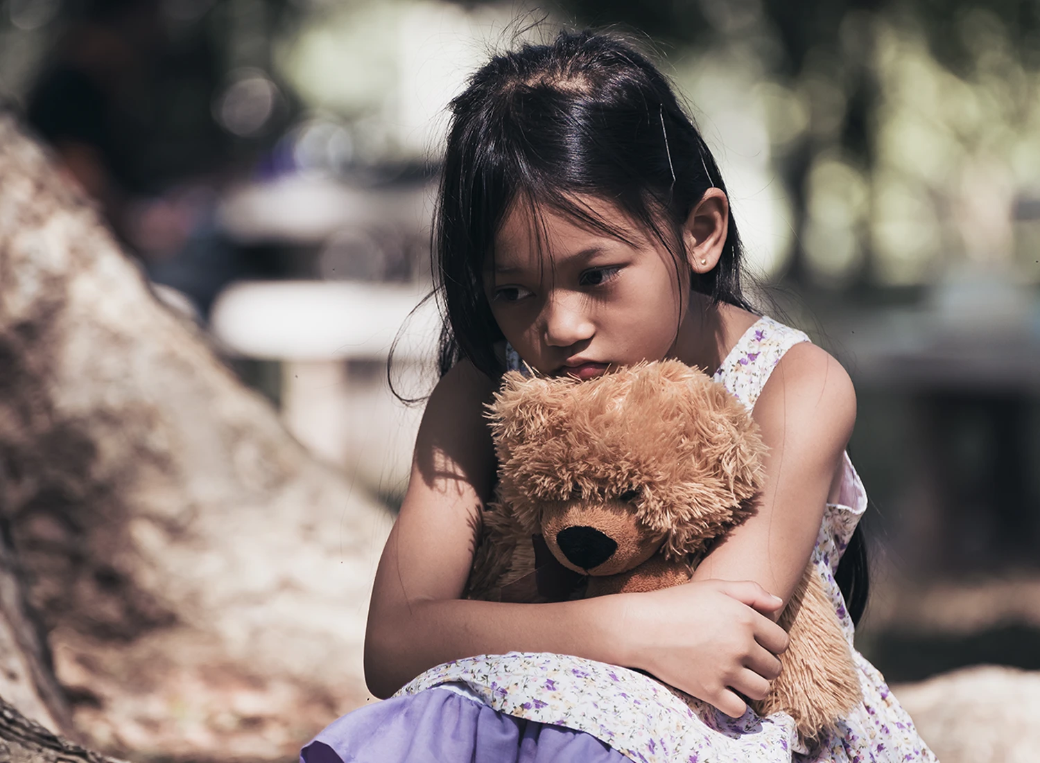 Girl With Stuffed Animal